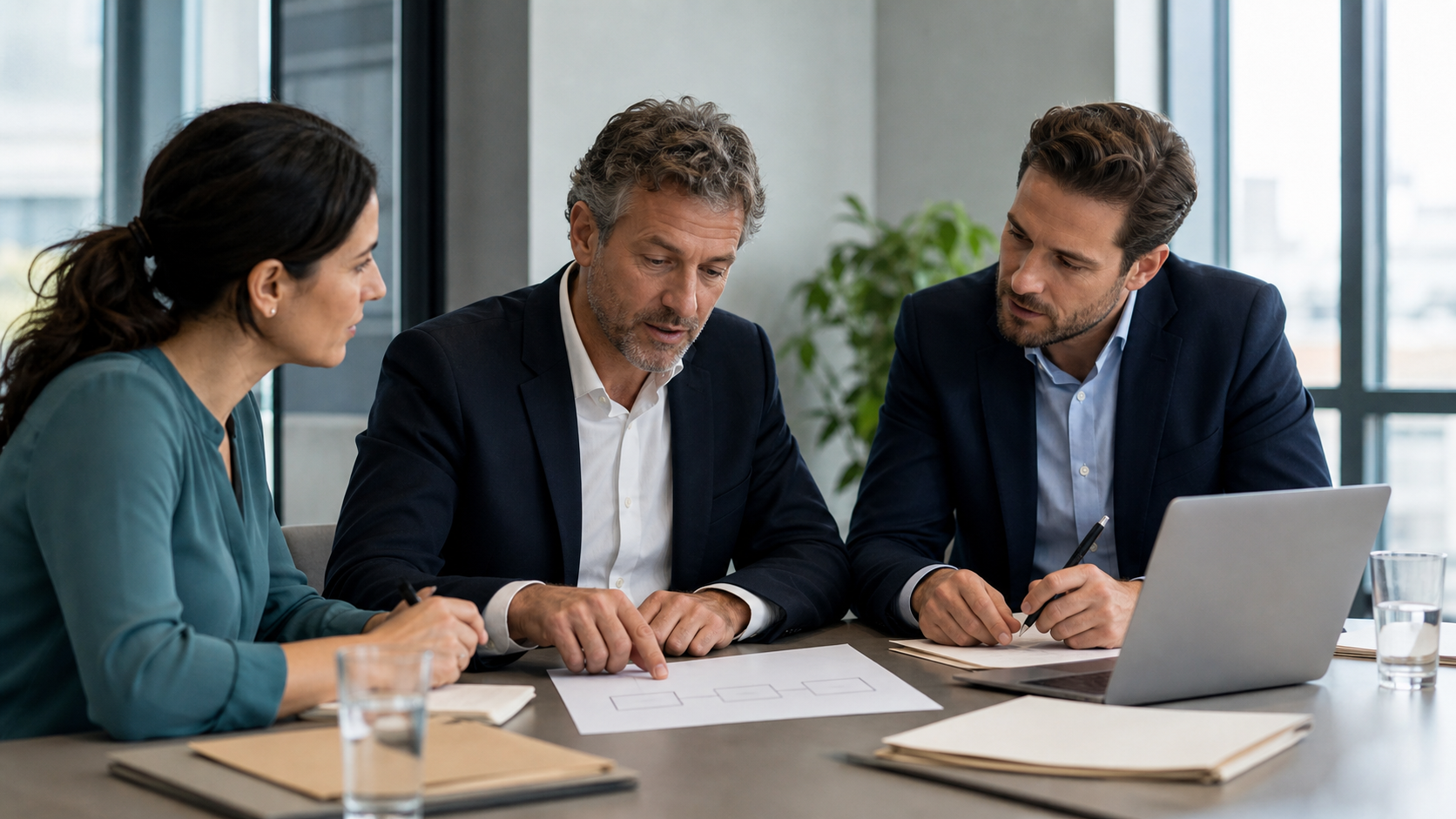 Zakelijke ketenpartners bespreken de inzet van tijdelijke arbeidskrachten